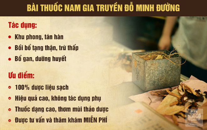 Tác dụng và ưu điểm của bài thuốc nam chữa thoái hóa đốt sống cổ Đỗ Minh Đường