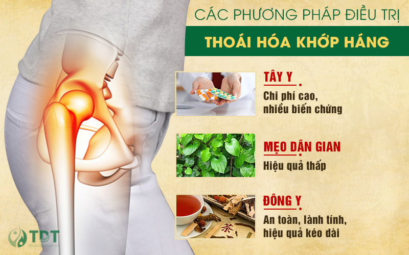 Các phương pháp điều trị thoái hóa khớp háng phổ biến