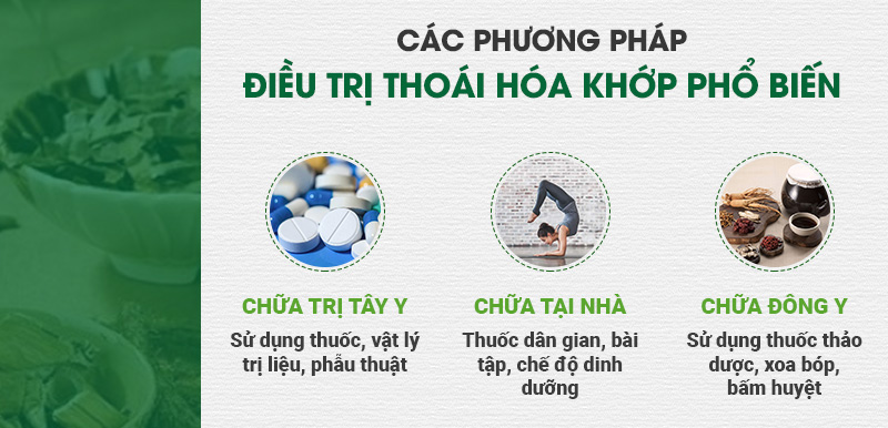 phương pháp điều trị thoái hóa khớp