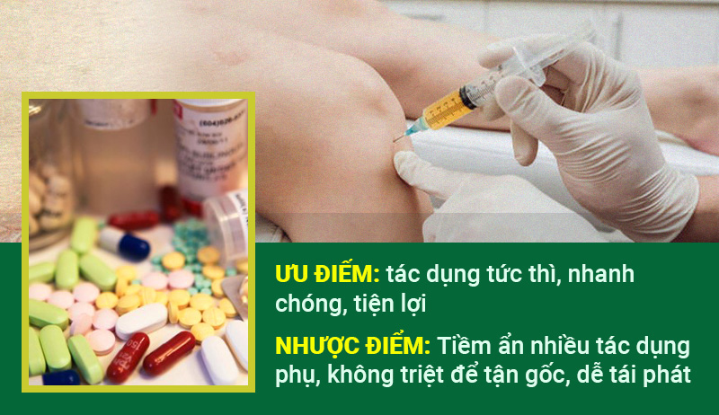 Ưu nhược điểm khi chữa thoái hóa khớp gối bằng Tây y