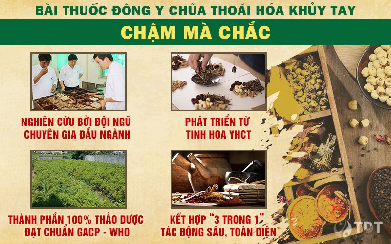 Chữa thoái hóa khủy tay bằng thảo dược Đông y