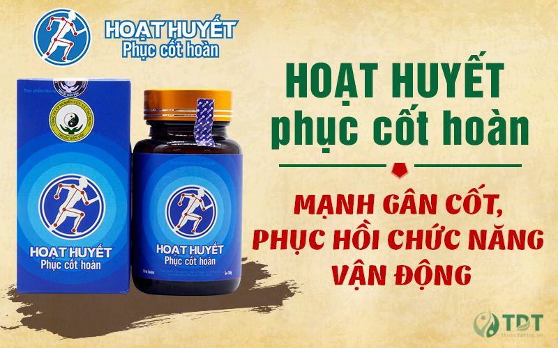 Hoạt huyết Phục cốt hoàn điều trị bệnh thoái hóa khớp vai