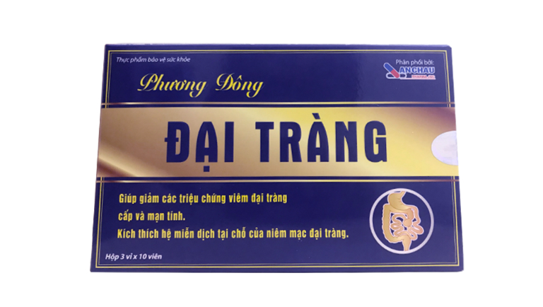 Uống 2 viên Đại tràng Phương Đông trước bữa ăn 1 giờ đồng hồ.