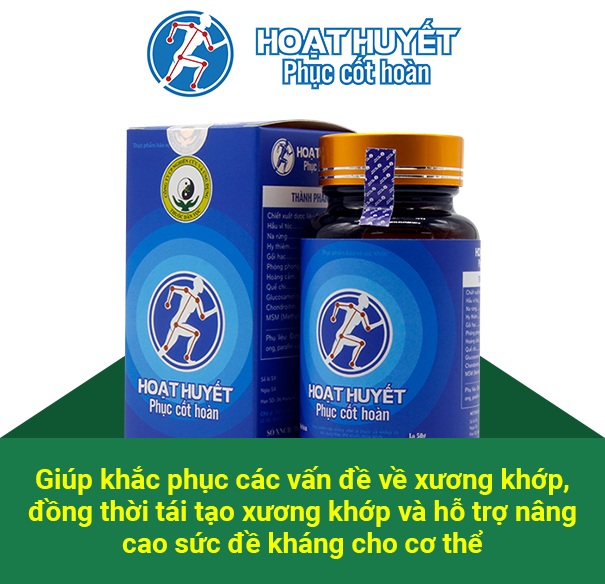 Hoạt huyết phục cốt hoàn thế hệ 2 điều trị bệnh thoái hóa khớp gối