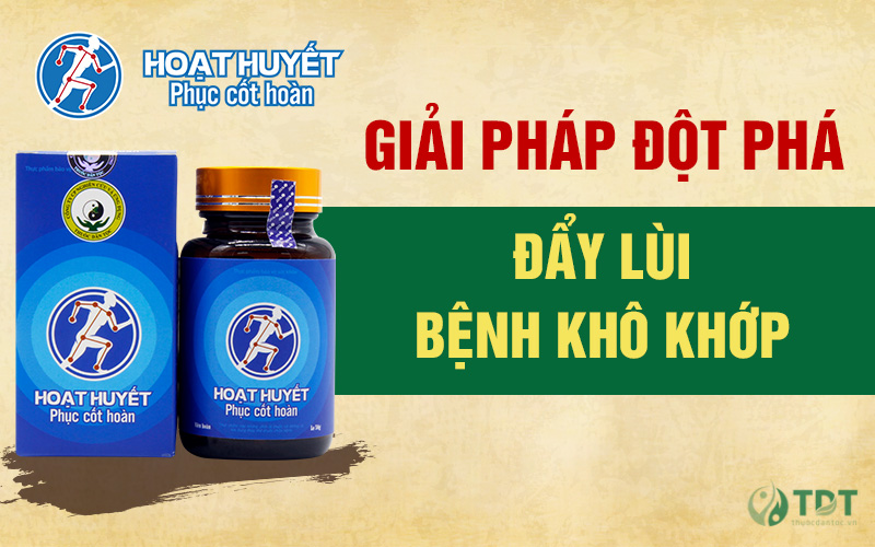 Giải pháp hỗ trợ điều trị khô khớp