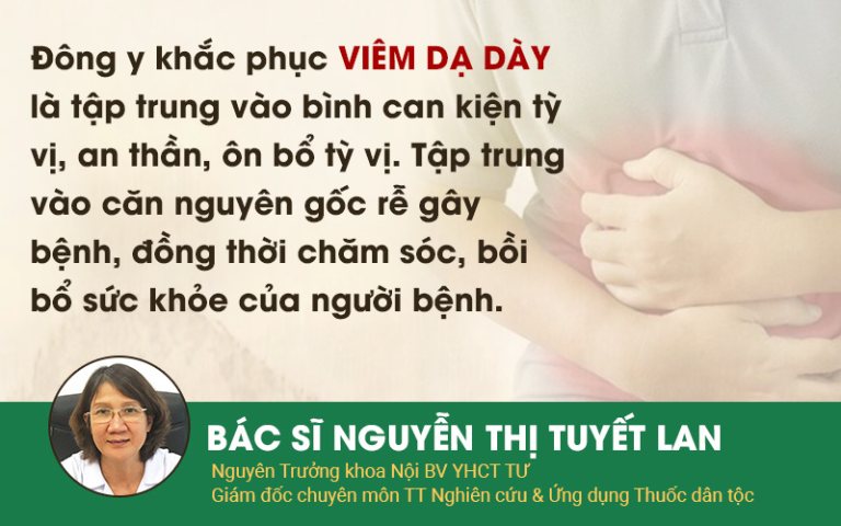 Nguyên tắc điều trị bệnh viêm đau dạ dày theo quan điểm Đông y