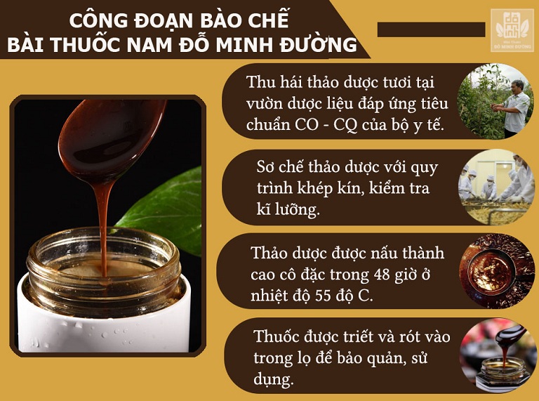 Công đoạn bào chế thuốc nam chữa thoái hóa xương khớp của nhà thuốc Đỗ Minh Đường