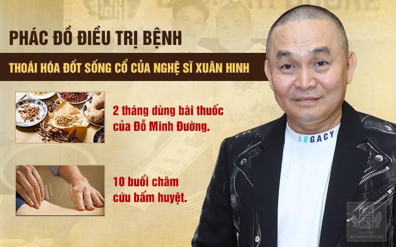 Phác đồ điều trị thoái hóa đốt sống cổ cho nghệ sĩ Xuân Hinh tại nhà thuốc Đỗ Minh Đường