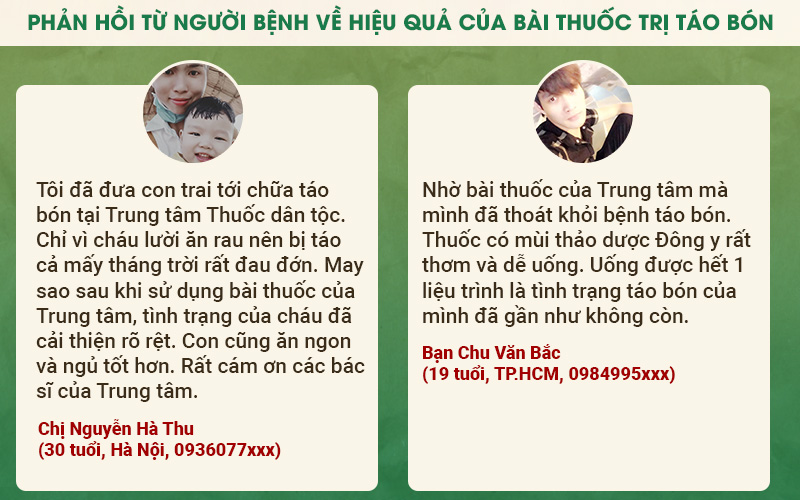 Phản hồi từ người bệnh