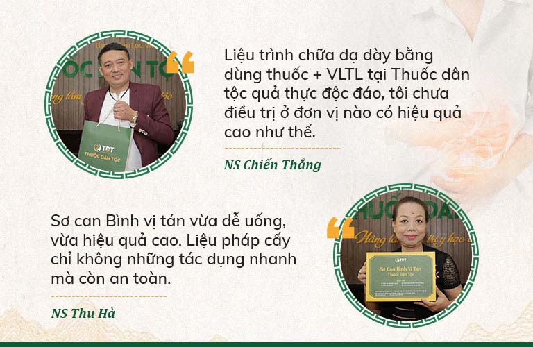 Đánh giá của NS Chiến Thắng, Thu Hà về bài thuốc Sơ can Bình vị tán