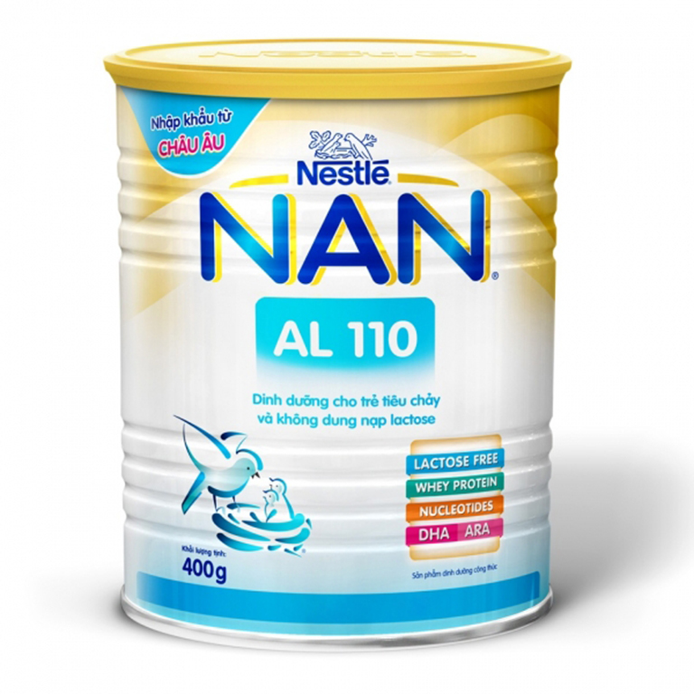 Sữa Nestlé NAN AL110 dành cho trẻ bị tiêu chảy là thương hiệu sữa uy tín trên toàn cầu