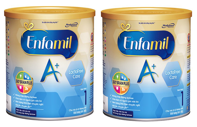 Sữa bột Enfamil A+ Lactofree Care rất phù hợp cho trẻ 0 - 10 tháng gặp các vấn đề về tiêu hóa