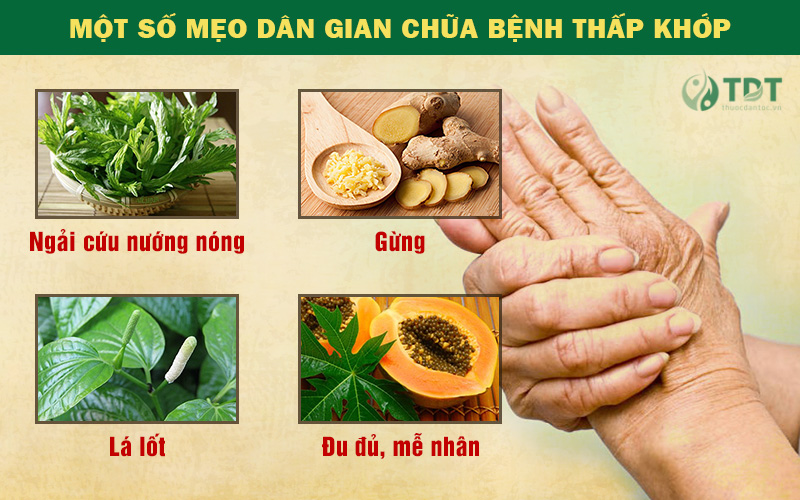 Mẹo dân gian trị bệnh thấp khớp