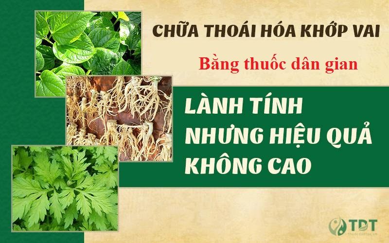 Cách chữa thoái hóa khớp vai bằng dân gian