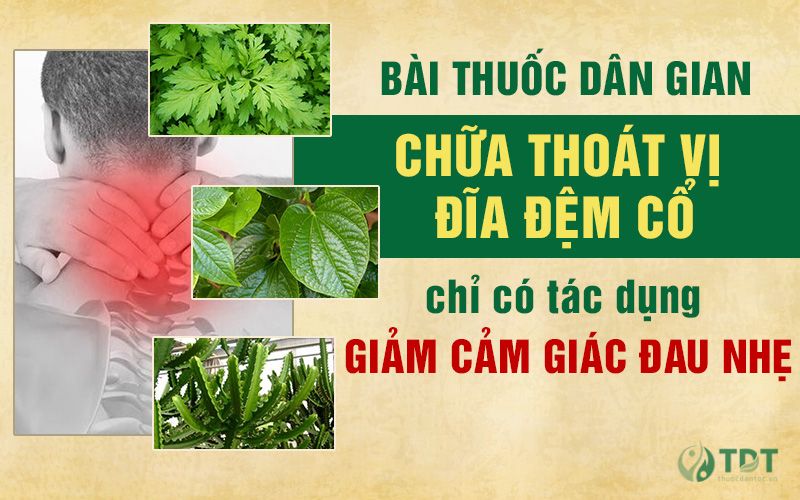 Thuốc dân gian chữa thoát vị đĩa đệm