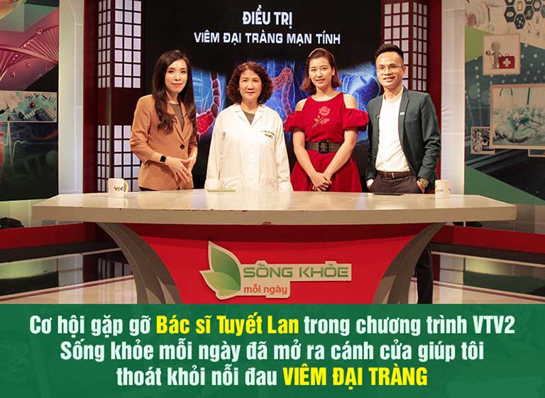 Bệnh nhân khỏi bệnh đại tràng nhờ biết đến bác sĩ Tuyết Lan qua chương trình truyền hình VTV2