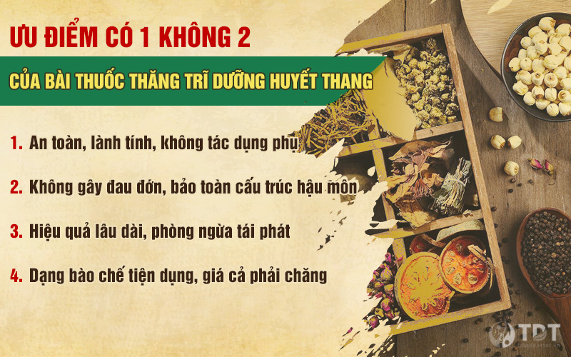 Bài thuốc Đông y chữa bệnh trĩ của trung tâm Thuốc Dân Tộc