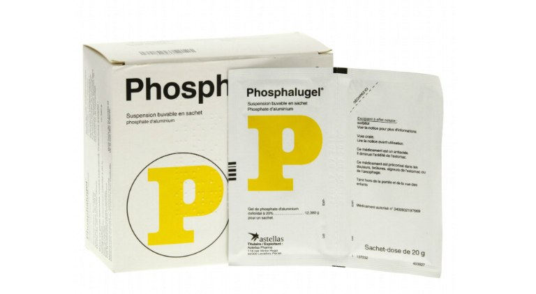 Thuốc chữ P vàng Phosphalugel có khả năng điều trị hiệu quả chứng đầy bụng, khó tiêu.