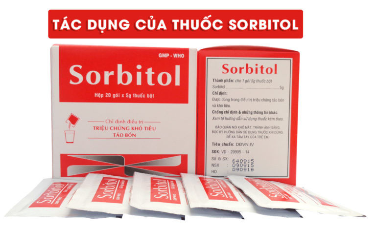 Thuốc trị táo bón sorbitol