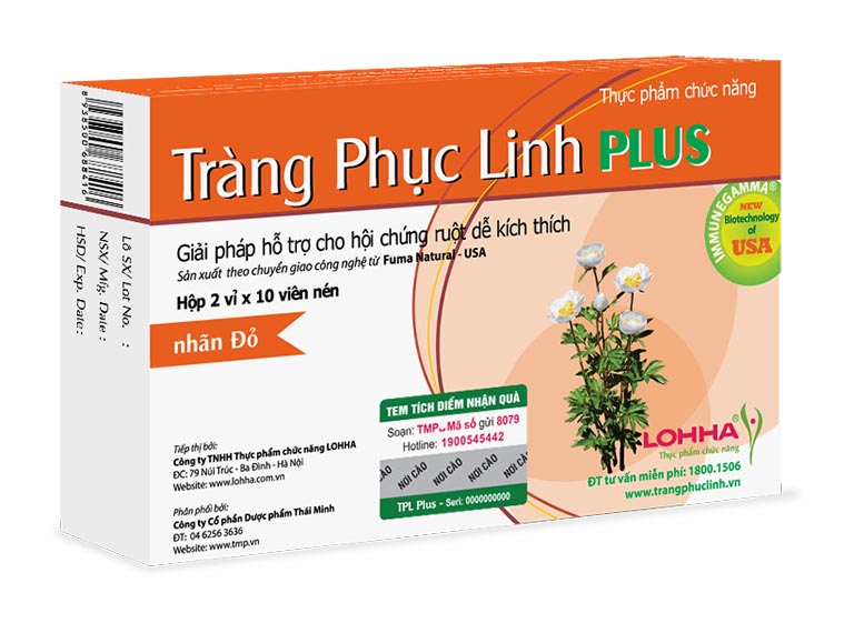 thuốc chữa viêm đại tràng Tràng Phục Linh Plus